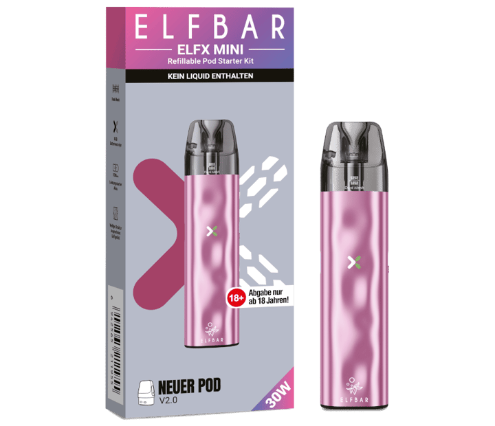 Elfbar - Elfx Mini E-Zigaretten Set Pink