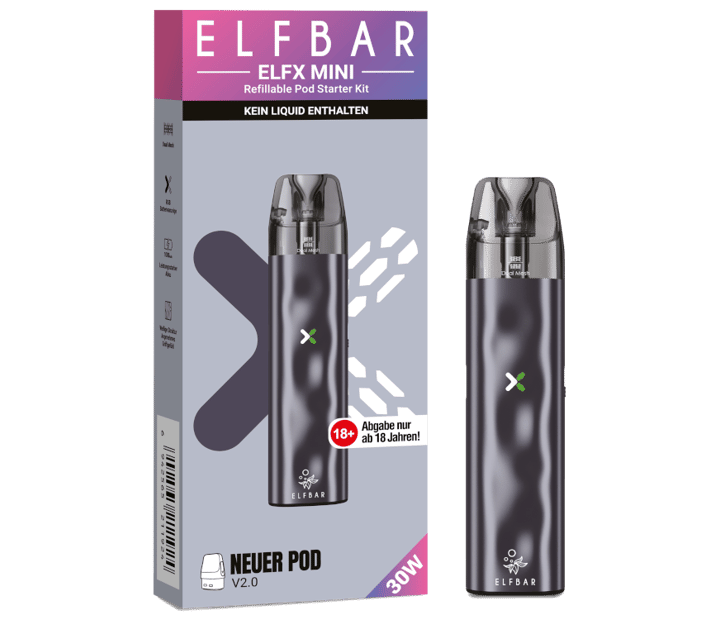 Elfbar - Elfx Mini E-Zigaretten Set Grey