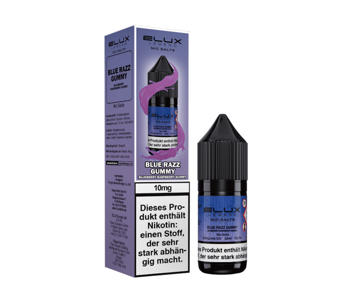 Elux - Blue Razz Gummy - Nikotinsalz Liquid 10 mg/ml