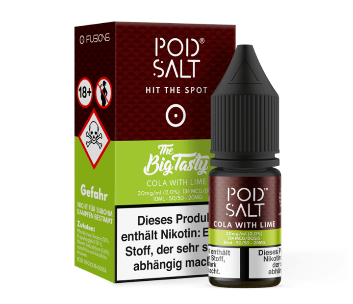 Pod Salt Fusion - Cola with Lime - Nikotinsalz Liquid 20 mg/ml