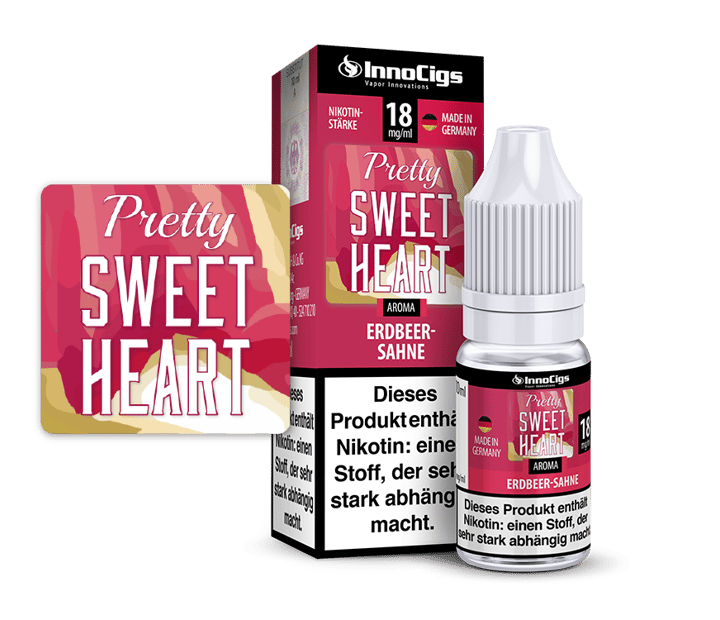 InnoCigs - Pretty Sweetheart Erdbeer-Sahne Aroma 18 mg/ml
