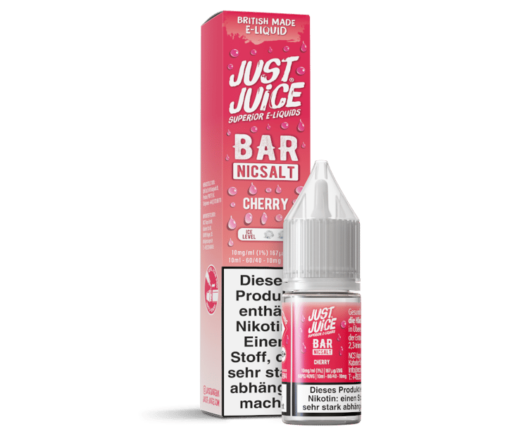 Just Juice - Bar - Cherry - Nikotinsalz Liquid 10 mg/ml