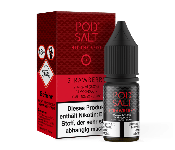 Pod Salt - Strawberry - Nikotinsalz Liquid 20 mg/ml