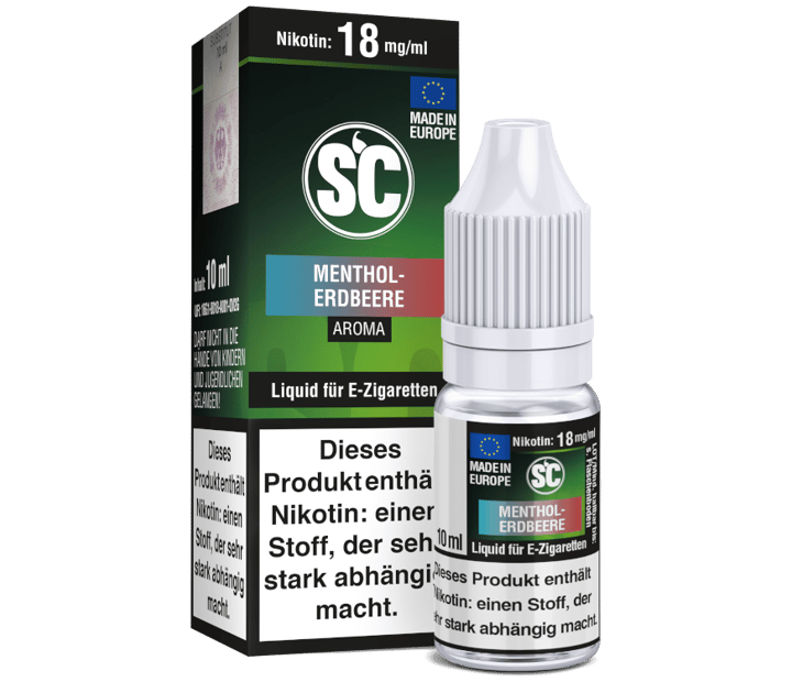SC Liquid - Menthol-Erdbeere 18 mg/ml