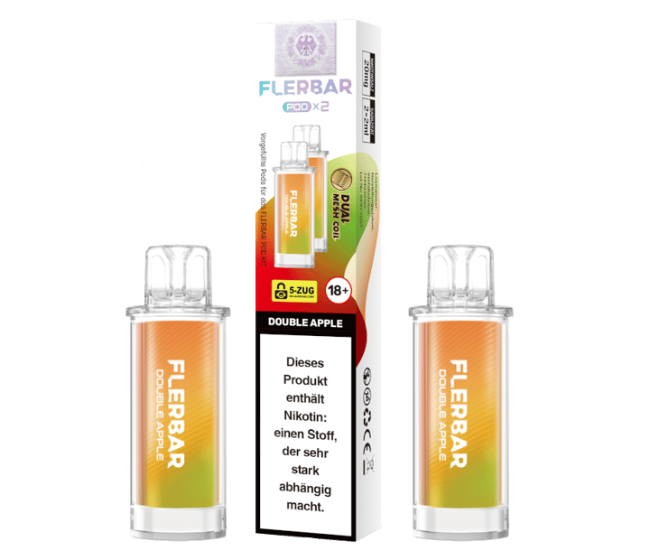 Flerbar - POD Double Apple 20 mg/ml (2 Stück pro Packung)