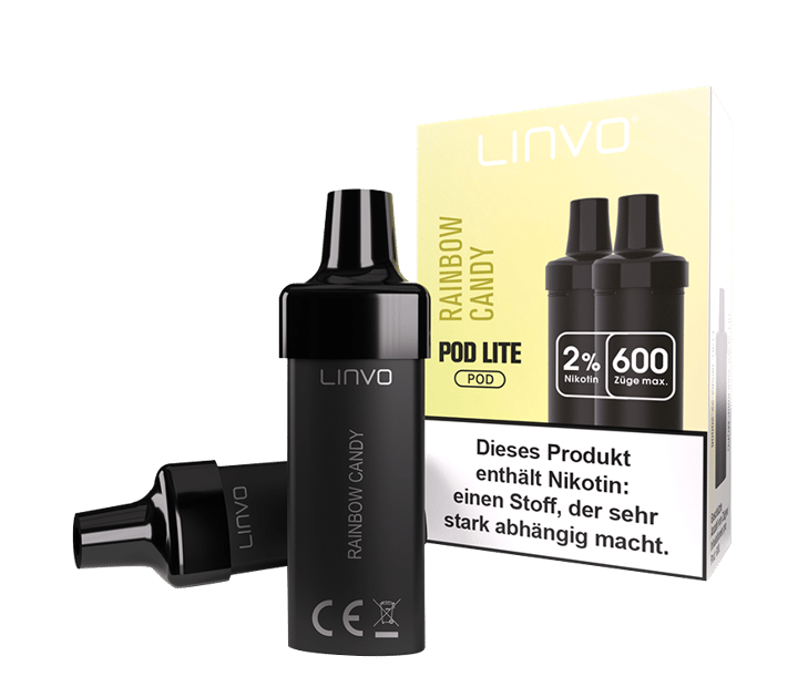 Linvo - Pod Lite Cartridge Rainbow Candy 20 mg/ml (2 Stück pro Packung)