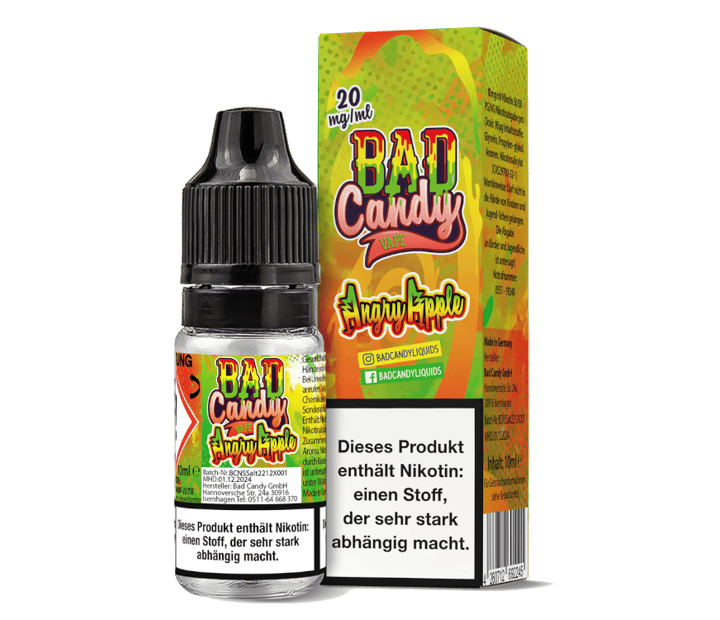 Bad Candy Liquids - Angry Apple - Nikotinsalz Liquid 20 mg/ml