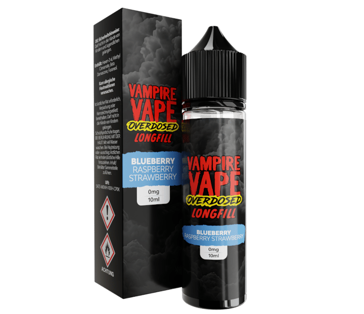 Vampire Vape - Overdosed - Aroma Blueberry Raspberry Strawberry 10 ml