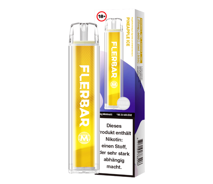 Flerbar - M Einweg E-Zigarette - Pineapple Ice 20 mg/ml