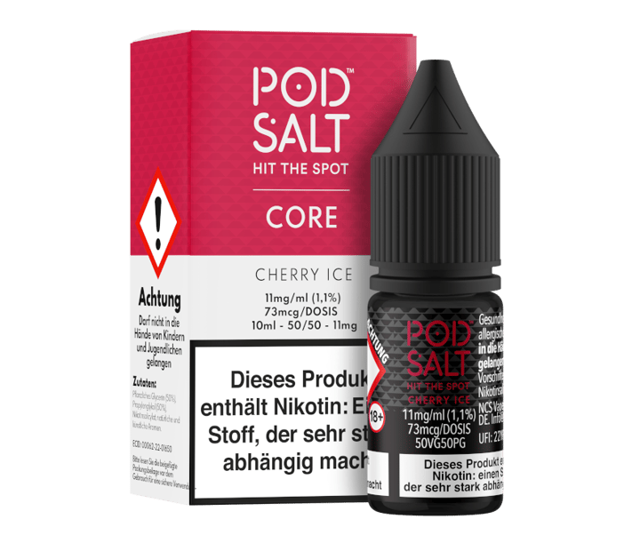 Pod Salt Core - Cherry Ice - Nikotinsalz Liquid 11 mg/ml