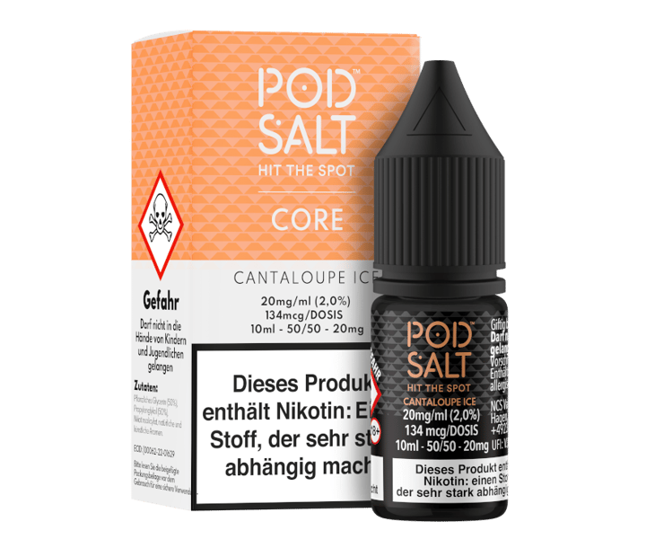 Pod Salt Core - Cantaloupe Ice - Nikotinsalz Liquid 20 mg/ml
