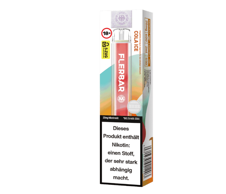 Flerbar - M Einweg E-Zigarette - Cola Ice 20 mg/ml