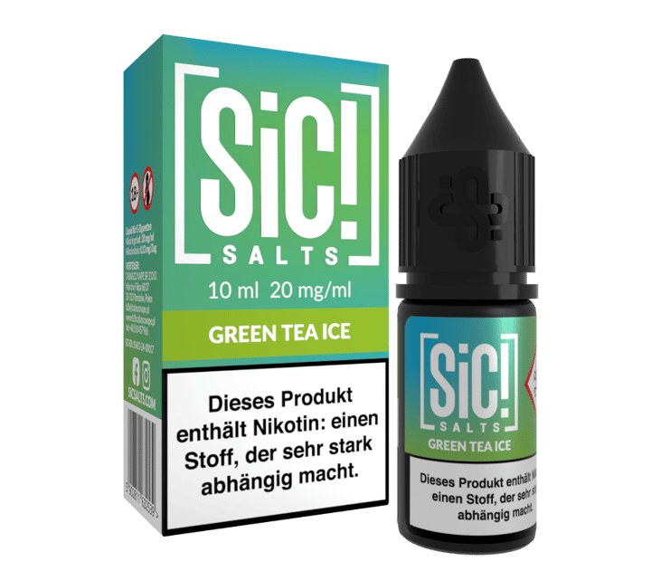 SiC! Salts - Green Tea Ice - Nikotinsalz Liquid 20 mg/ml