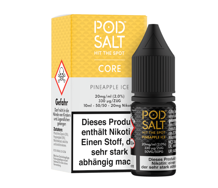 Pod Salt Core - Pineapple Ice - Nikotinsalz Liquid 20 mg/ml