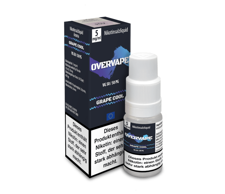 Overvape - Grape Cool - Nikotinsalz Liquid 5 mg/ml