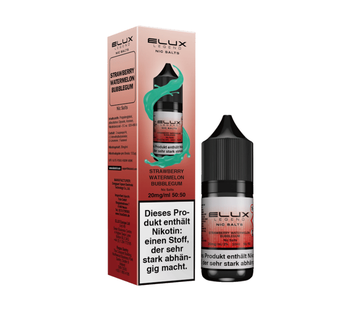 Elux - Strawberry Watermelon Bubblegum - Nikotinsalz Liquid 10 mg/ml