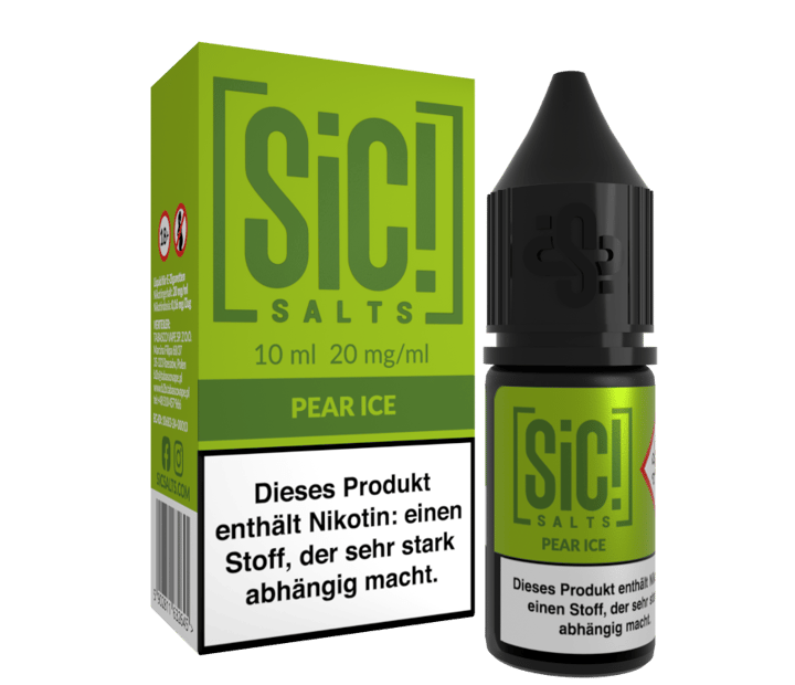 SiC! Salts - Pear Ice - Nikotinsalz Liquid 20 mg/ml