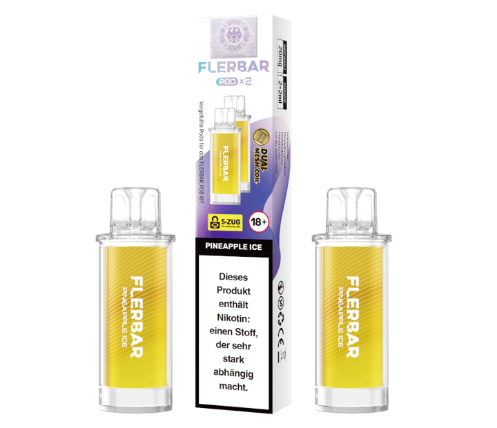 Flerbar - POD Pineapple Ice 20 mg/ml (2 Stück pro Packung)