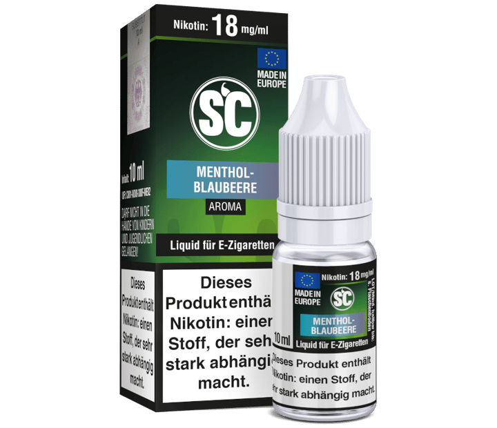 SC Liquid - Menthol-Blaubeere 18 mg/ml