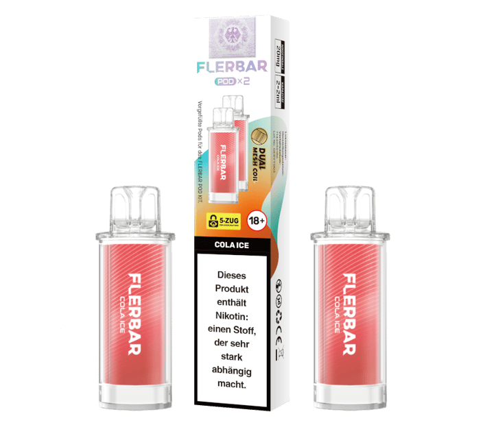 Flerbar - POD Cola Ice 20 mg/ml (2 Stück pro Packung)