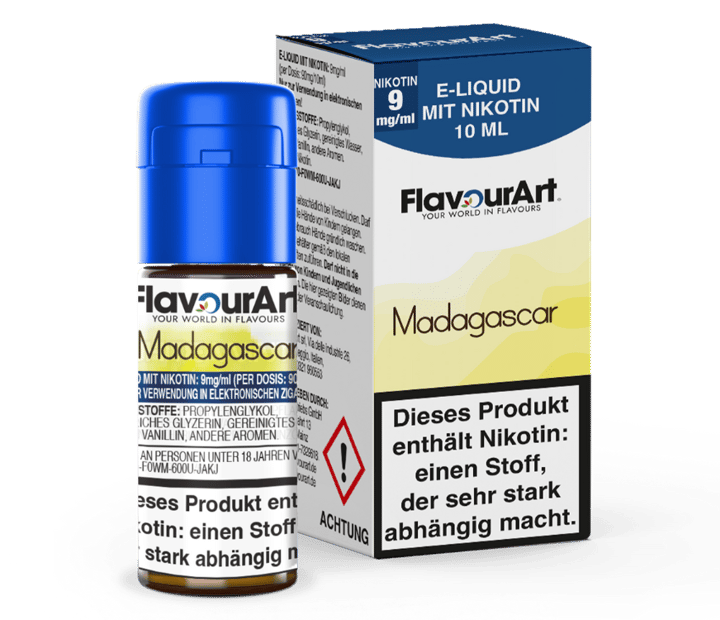 FlavourArt - Madagascar E-Zigaretten Liquid 9 mg/ml