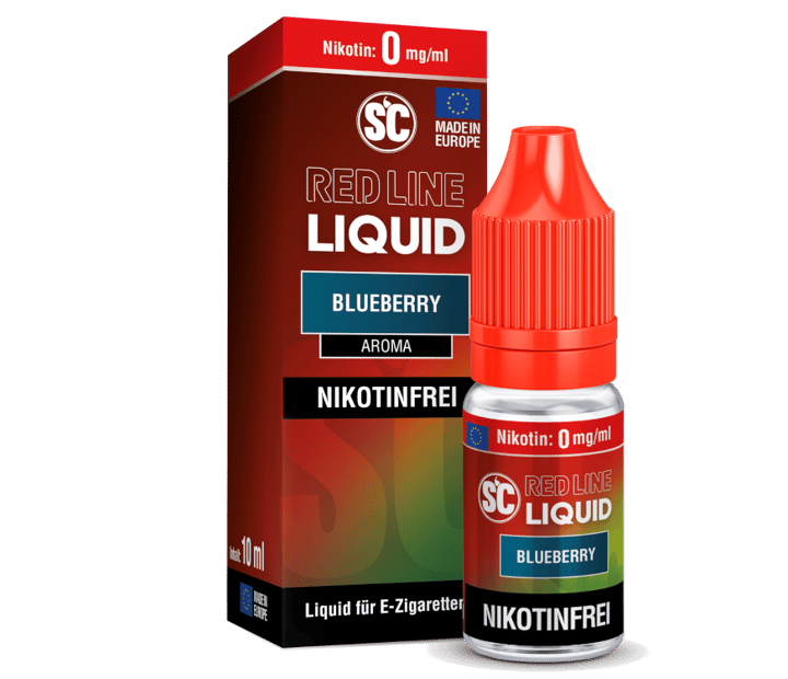 SC - Red Line - Blueberry - Nikotinsalz Liquid 0 mg/ml