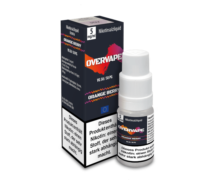 Overvape - Orange Berry - Nikotinsalz Liquid 5 mg/ml