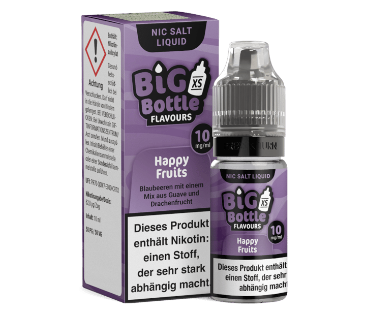 Big Bottle - Happy Fruits - Nikotinsalz Liquid 10 mg/ml