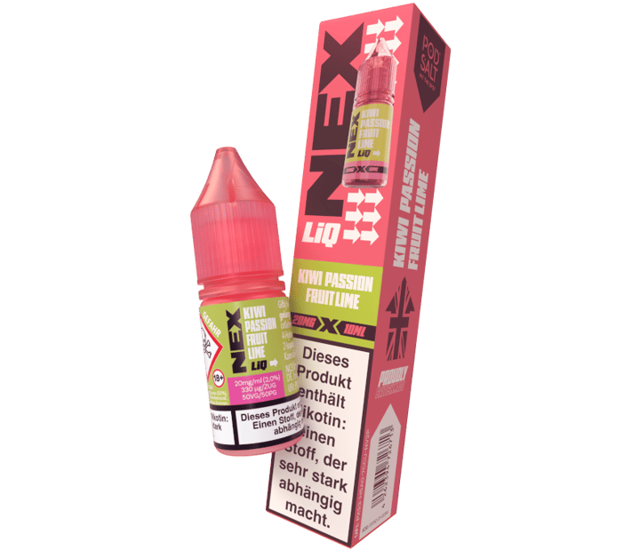 Pod Salt - NexLiq - Kiwi Passionfruit Lime - Nikotinsalz Liquid 20 mg/ml