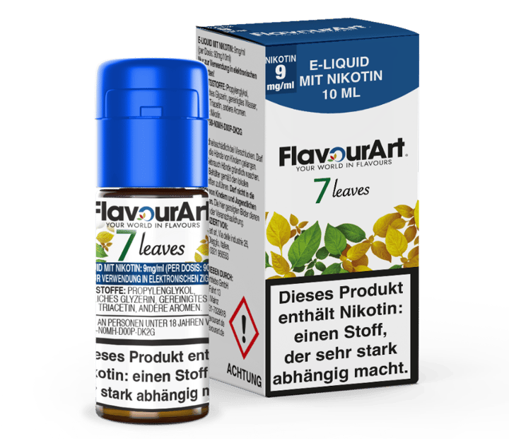 FlavourArt - 7 Leaves E-Zigaretten Liquid 9 mg/ml
