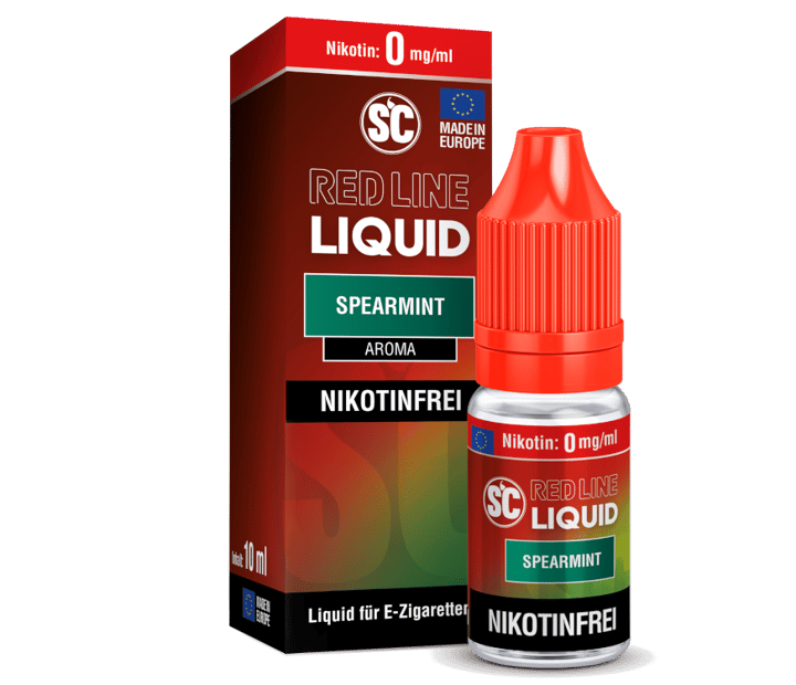 SC - Red Line - Spearmint - Nikotinsalz Liquid 0 mg/ml