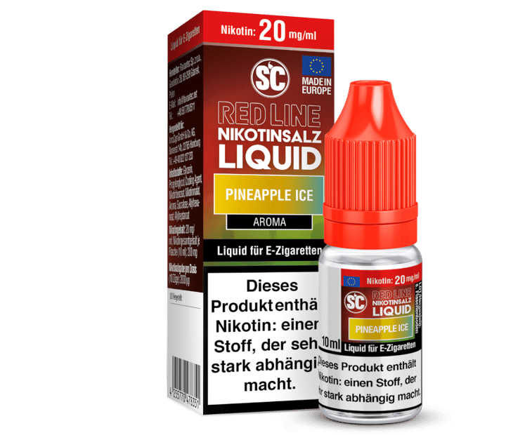 SC - Red Line - Pineapple Ice - Nikotinsalz Liquid 20 mg/ml