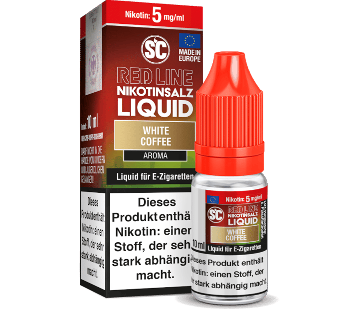 SC - Red Line - White Coffee - Nikotinsalz Liquid 5 mg/ml
