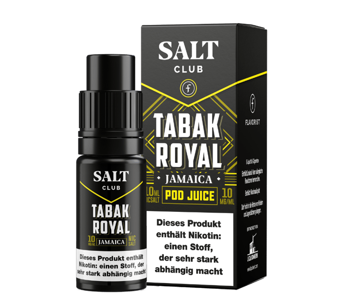 Salt Club - Flavorist Tabak Royal - Jamaica - Nikotinsalz Liquid 20 mg/ml