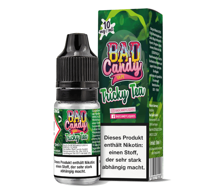 Bad Candy Liquids - Tricky Tea - Nikotinsalz Liquid 10 mg/ml