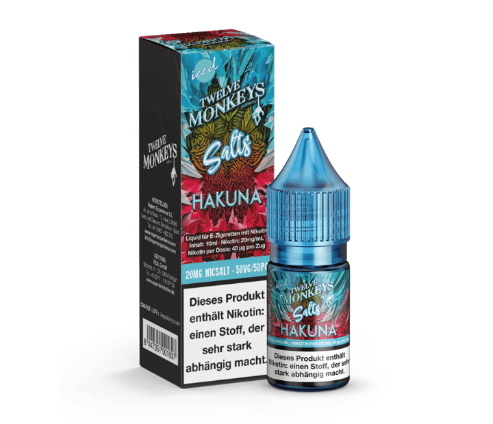 Twelve Monkeys - Iced - Hakuna - Nikotinsalz Liquid 20 mg/ml