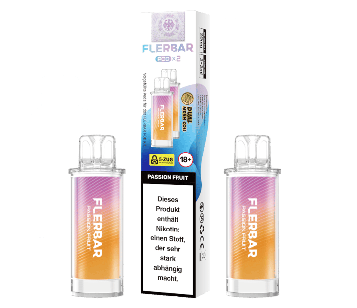Flerbar - POD Passion Fruit 20 mg/ml (2 Stück pro Packung)