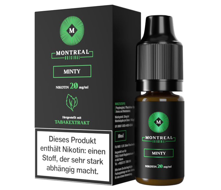 Montreal Original - Minty - Nikotinsalz Liquid 20 mg/ml