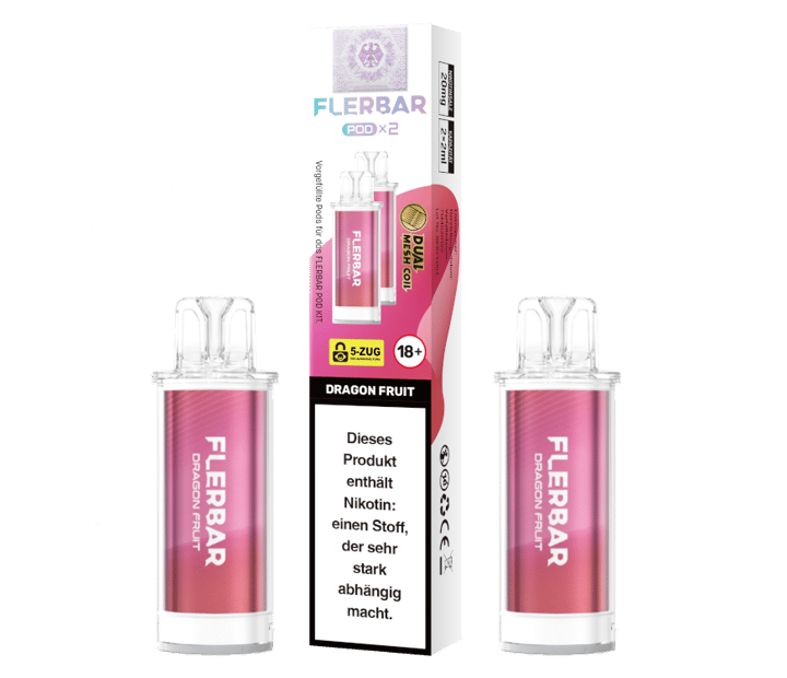 Flerbar - POD Dragon Fruit 20 mg/ml (2 Stück pro Packung)