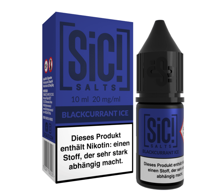 SiC! Salts - Blackcurrant Ice - Nikotinsalz Liquid 20 mg/ml