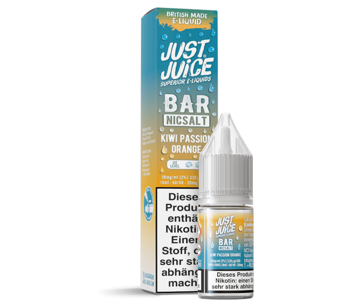 Just Juice - Bar - Kiwi Passion Orange - Nikotinsalz Liquid 20 mg/ml