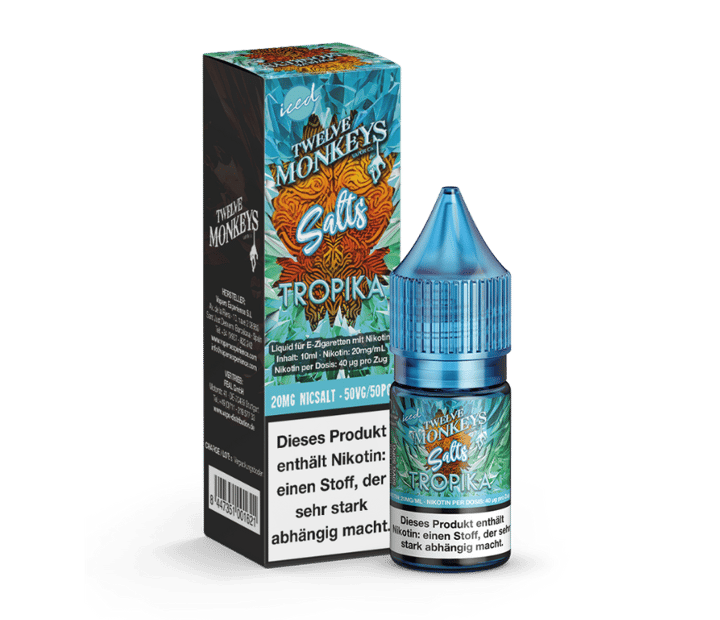 Twelve Monkeys - Iced - Tropika - Nikotinsalz Liquid 20 mg/ml