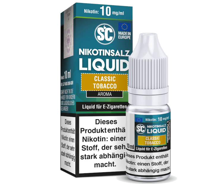 SC - Classic Tobacco - Nikotinsalz Liquid 10 mg/ml