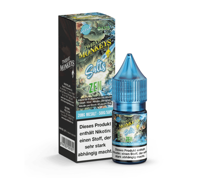 Twelve Monkeys - Iced - Zen - Nikotinsalz Liquid 20 mg/ml