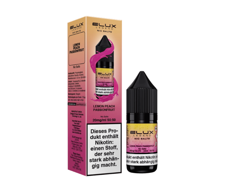 Elux - Lemon Peach Passion - Nikotinsalz Liquid 10 mg/ml