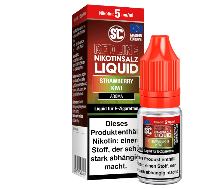 SC - Red Line - Strawberry Kiwi - Nikotinsalz Liquid 5 mg/ml