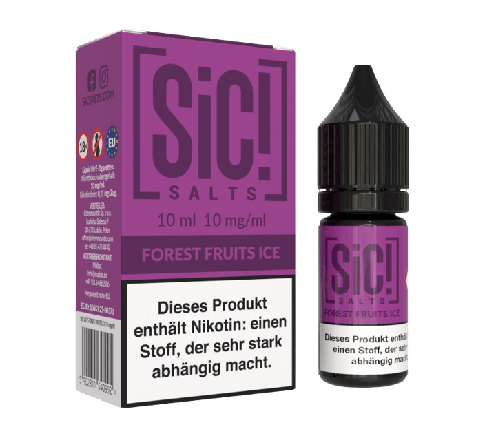 SiC! Salts - Forest Fruits Ice - Nikotinsalz Liquid 10 mg/ml
