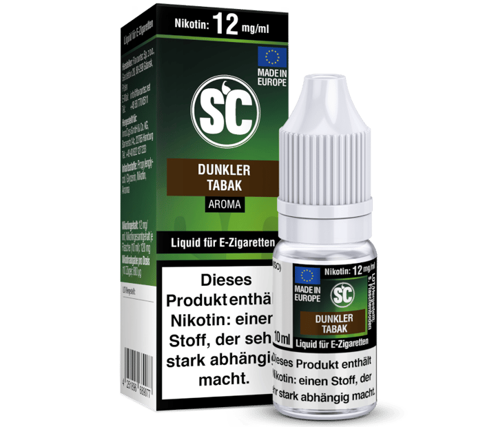 SC Liquid - Dunkler Tabak 12 mg/ml