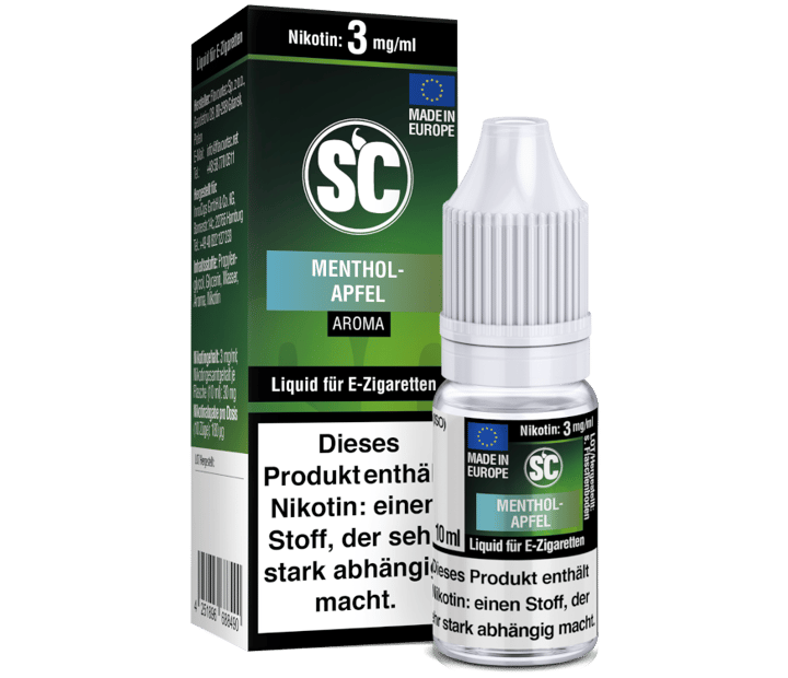 SC Liquid - Menthol-Apfel 3 mg/ml