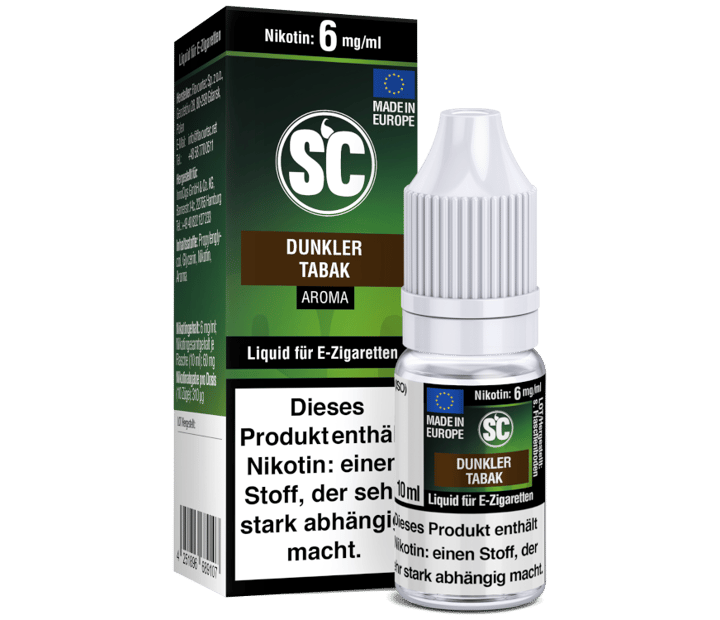 SC Liquid - Dunkler Tabak 6 mg/ml